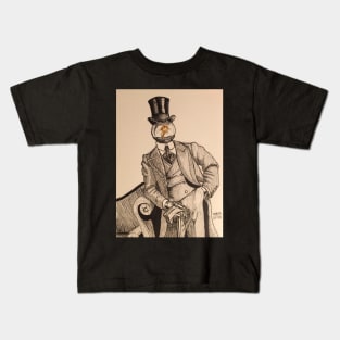 Victorian Gentleman Kids T-Shirt